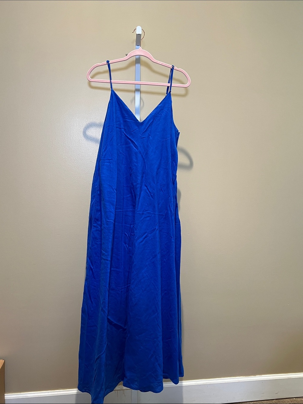 Tommy Hilfiger Royal Blue Maxi Slip Dress